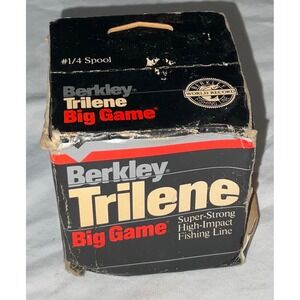 Berkley Trilene Big Game Fishing Line 1/4 Spool Super Strong High Impact USA